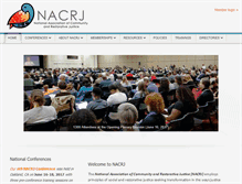 Tablet Screenshot of nacrj.org
